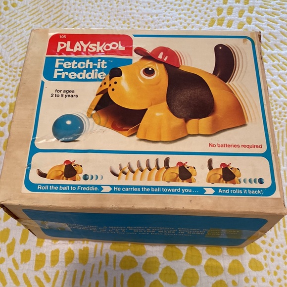 Vintage Playskool Fetch-it Freddie with original box - Picture 5 of 11